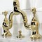 Kingston Brass Bridge Bathroom Faucet with Brass Pop-Up, Polished Brass KS7992PL - alternate 5